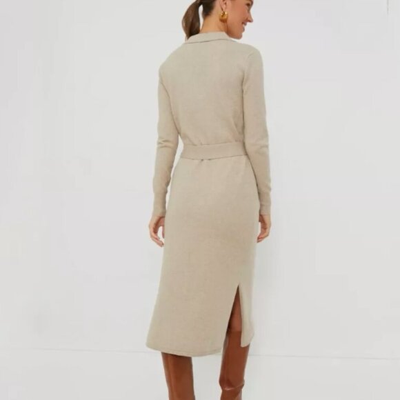 Faherty Jackson Sweater dress Oatmeal Heather small - Picture 13 of 15